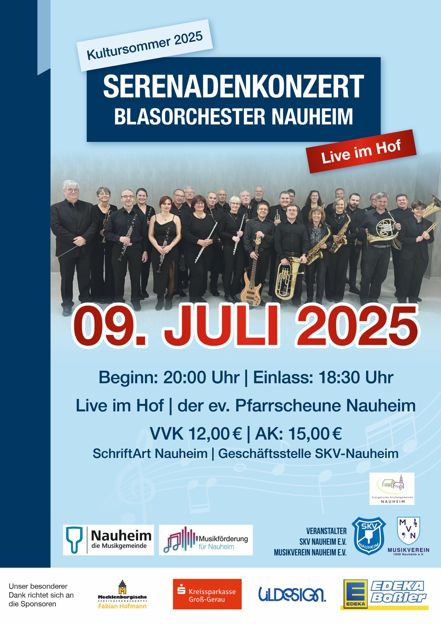 Flyer   Serenadenkonzert 2025