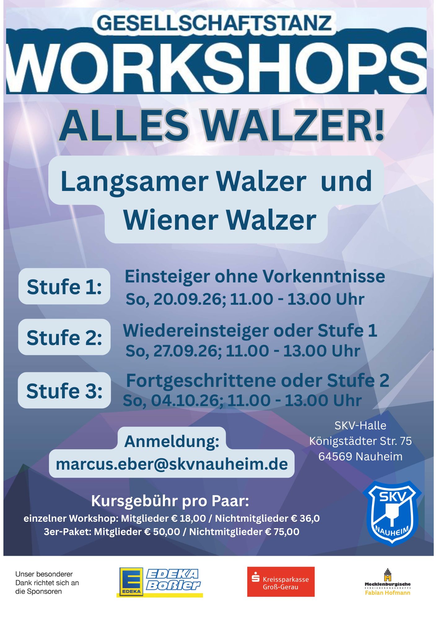 Flyer Alles Walzer